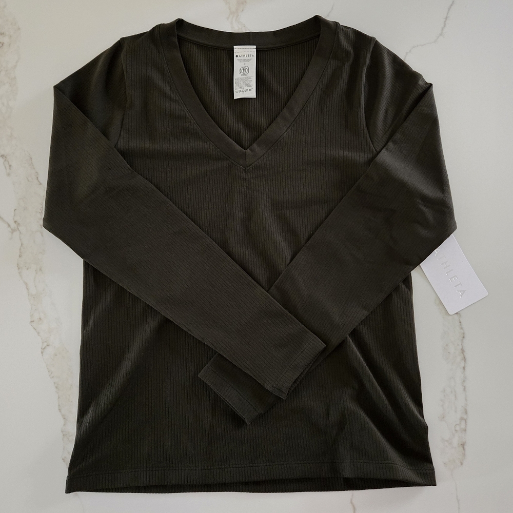 NWT Athleta Renew Seamless Long Sleeve Top